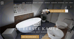Desktop Screenshot of eerstekamerbadkamers.nl