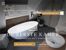 Tablet Screenshot of eerstekamerbadkamers.nl